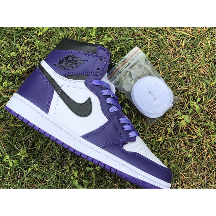Jordan Air 1 Retro High Court Purple White - FashionPlug