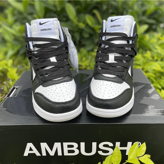 Nike Dunk High Ambush Black White CU7544-001 - FashionPlug
