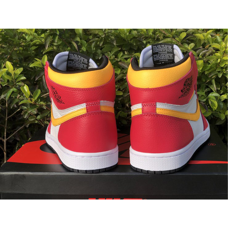 Jordan Air 1 Retro High OG Fusion Red 555088-603 - FashionPlug