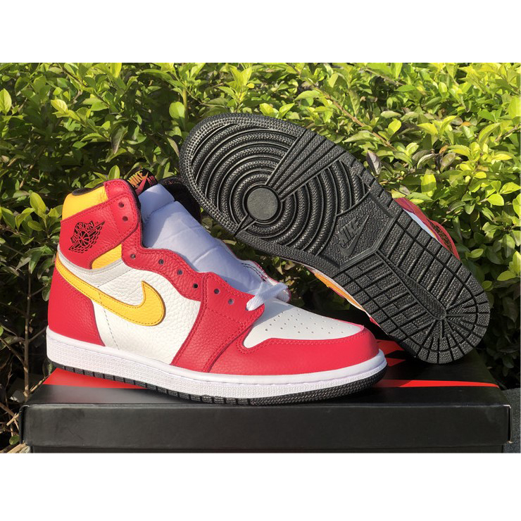 Jordan Air 1 Retro High OG Fusion Red 555088-603 - FashionPlug