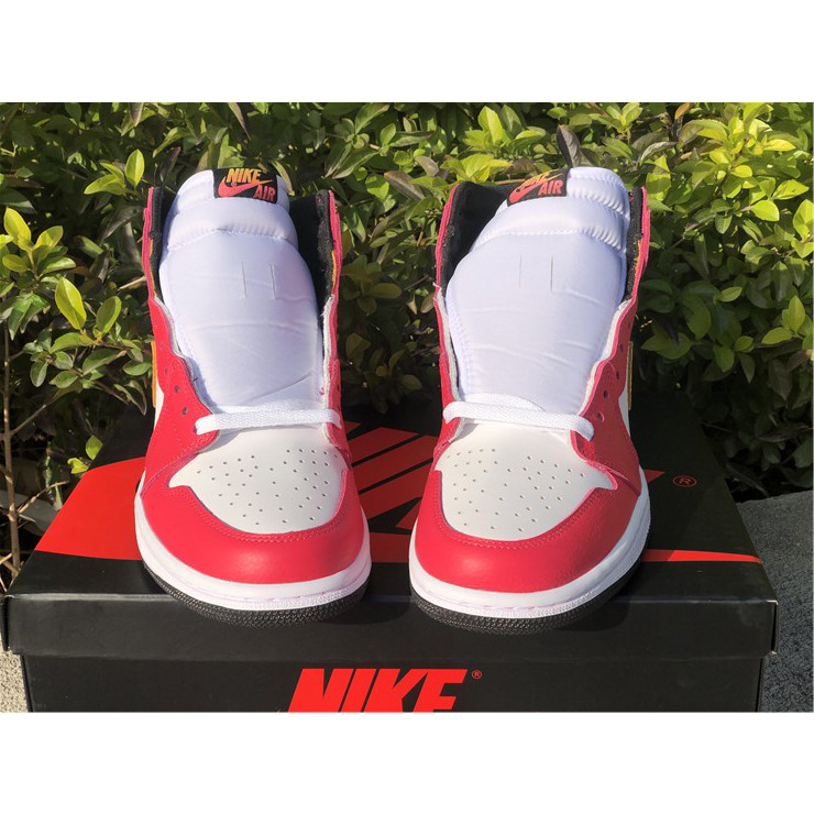 Jordan Air 1 Retro High OG Fusion Red 555088-603 - FashionPlug