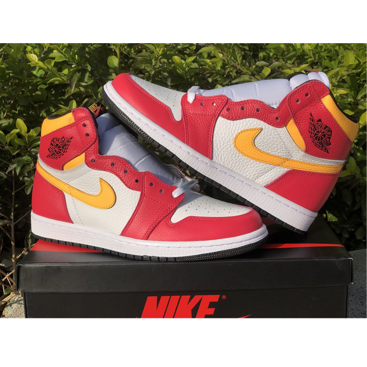 Jordan Air 1 Retro High OG Fusion Red 555088-603 - FashionPlug