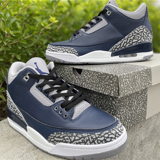 Jordan Air 3 Midnight Navy - FashionPlug