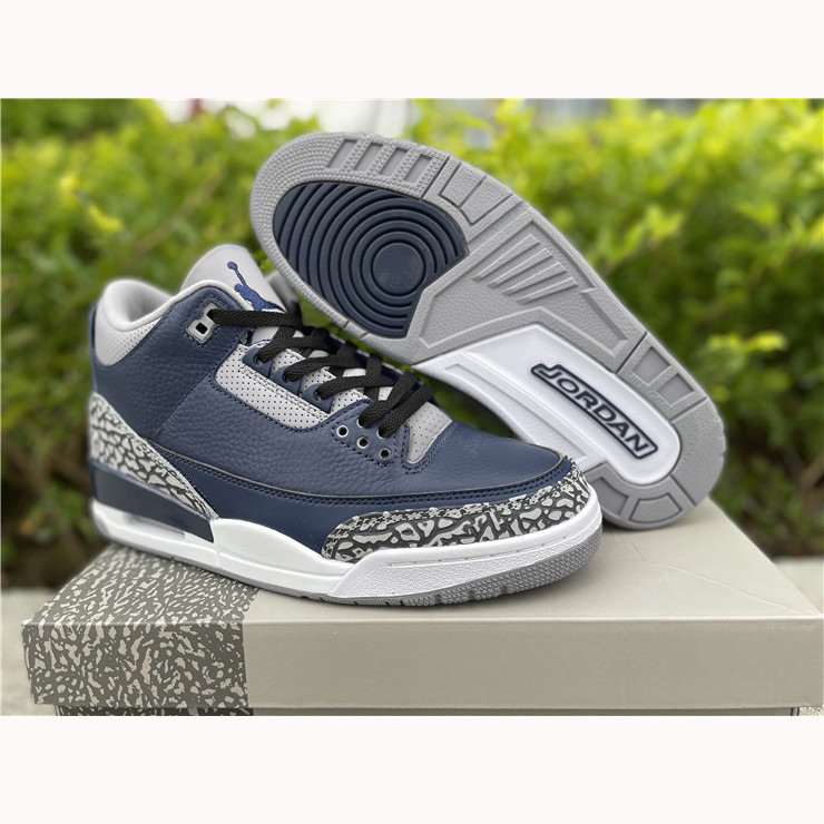 Jordan Air 3 Midnight Navy - FashionPlug