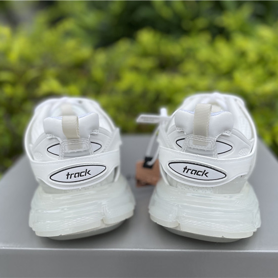 Balenciaga Track Panelled Faux-leather Trainers - FashionPlug
