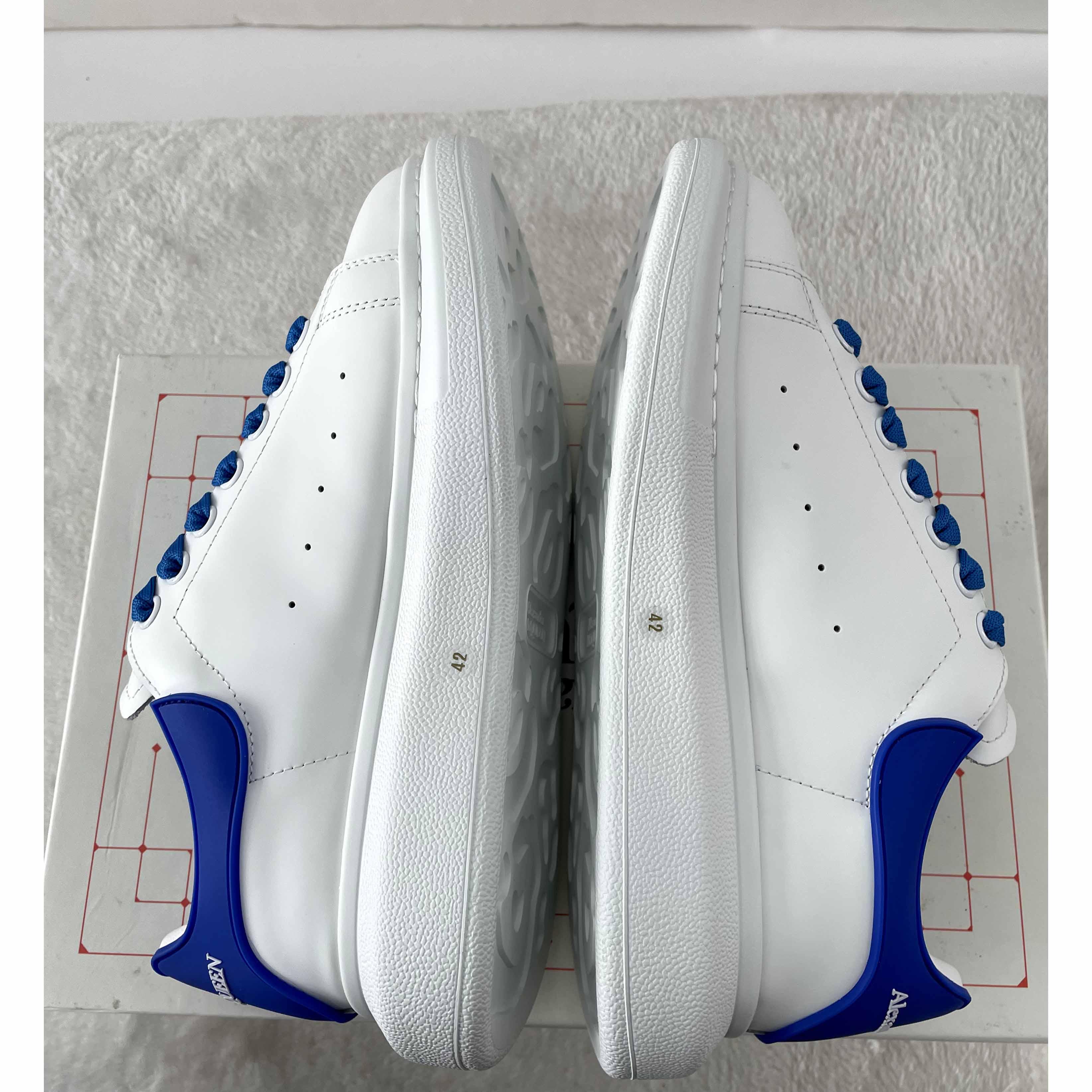 Alexander Mqueen Low-Top Air Platform Leather Sneakers    - FashionPlug