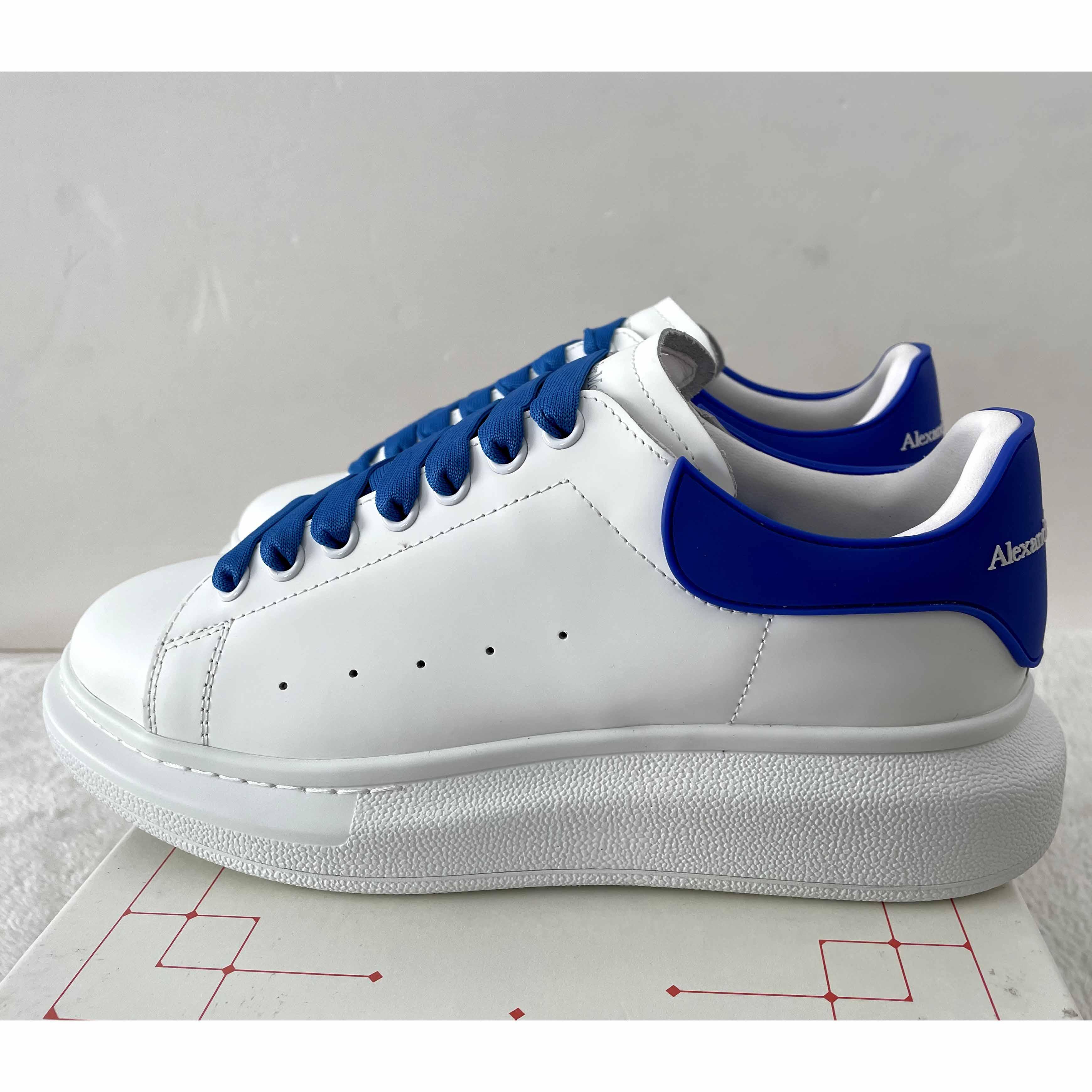 Alexander Mqueen Low-Top Air Platform Leather Sneakers    - FashionPlug