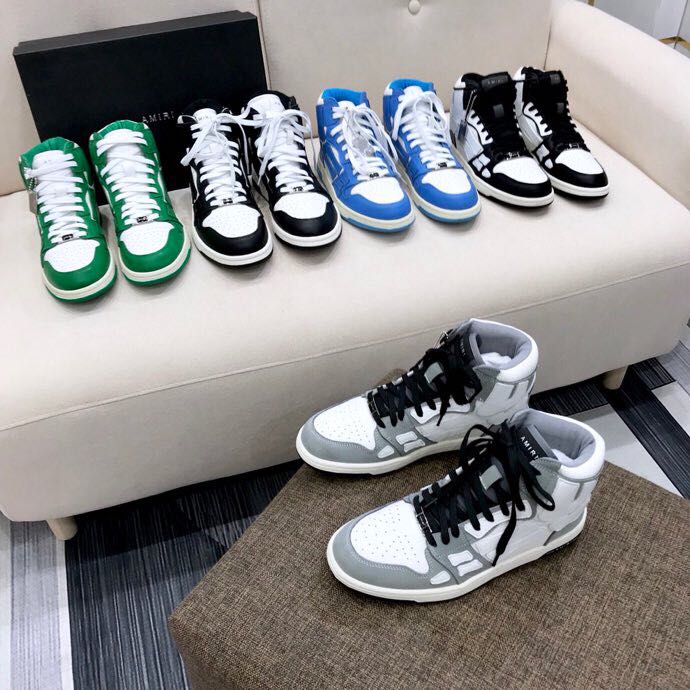 Amiri Skeleton High Top Sneaker - FashionPlug