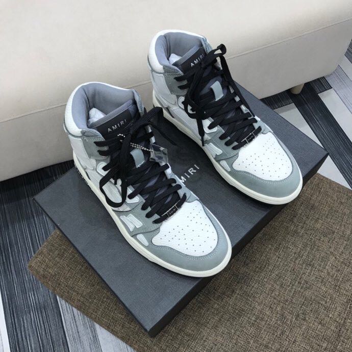 Amiri Skeleton High Top Sneaker - FashionPlug