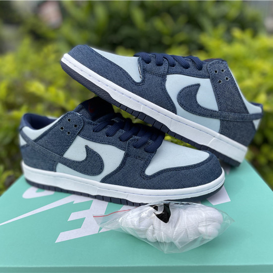Nike Dunk Low Pro SB 'Binary Blue' Sneakers - FashionPlug