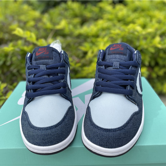 Nike Dunk Low Pro SB 'Binary Blue' Sneakers - FashionPlug