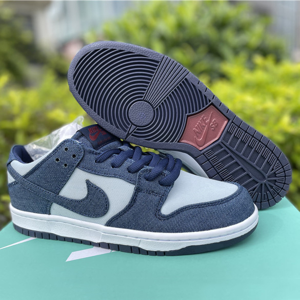 Nike Dunk Low Pro SB 'Binary Blue' Sneakers - FashionPlug