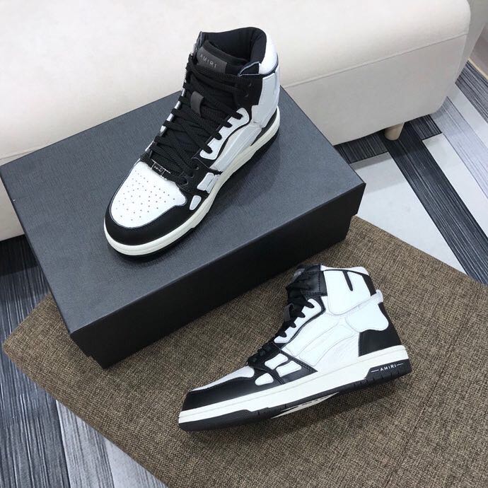 Amiri Skeleton High Top Sneaker - FashionPlug