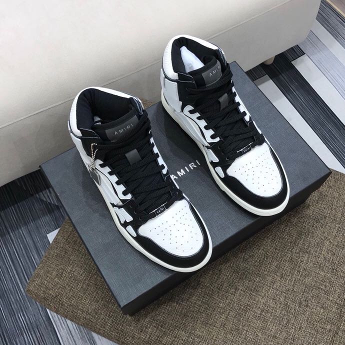 Amiri Skeleton High Top Sneaker - FashionPlug