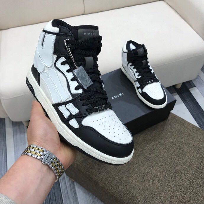 Amiri Skeleton High Top Sneaker - FashionPlug