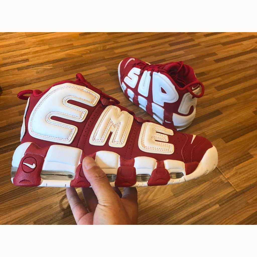 Nike Air More Uptempo Red Sup - FashionPlug