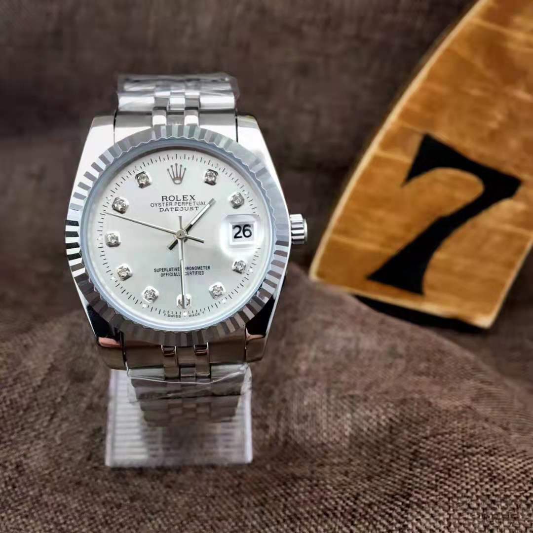 Rolex High Quality Watch in Silver - FashionPlug