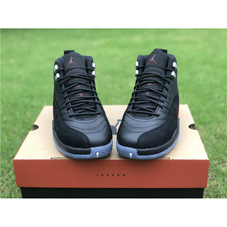 Jordan AJ12 Retro “Utility” Black/Bright Crimson White DC1062-006 - FashionPlug