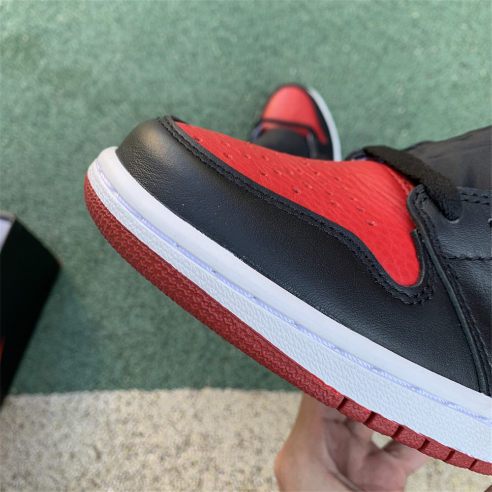 Jordan AJ 1 OG Banned Red Black Sneaker 555088-001 - FashionPlug