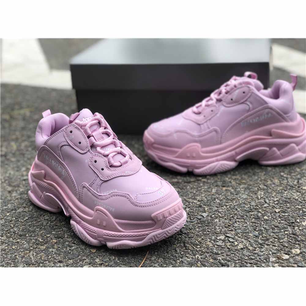 Balenciaga Triple S Logo-Print Embroidered Leather Nubuck And Mesh Sneakers - FashionPlug