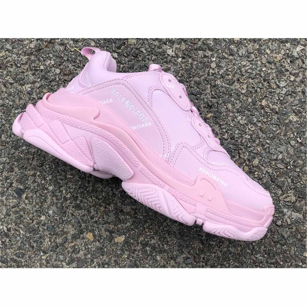 Balenciaga Triple S Logo-Print Embroidered Leather Nubuck And Mesh Sneakers - FashionPlug