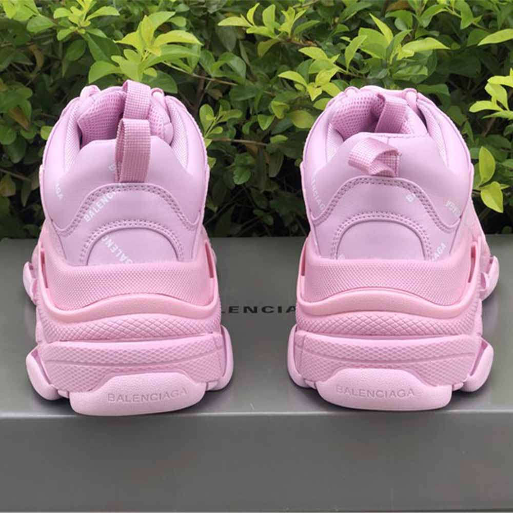 Balenciaga Triple S Logo-Print Embroidered Leather Nubuck And Mesh Sneakers - FashionPlug