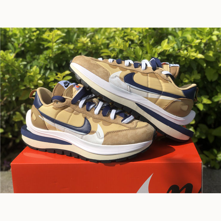 Sacai X Nike VaporWaffle 'Tan' DD1875-200 Sesame Blue Void - FashionPlug
