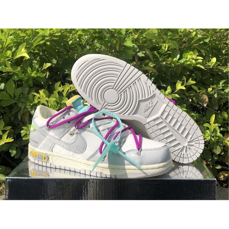 Nike Dunk Low Off-White Lot 21 Sneaker     DM1602-100 - FashionPlug