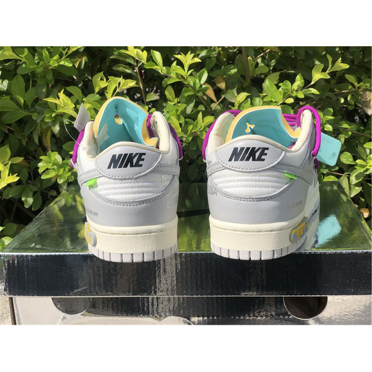 Nike Dunk Low Off-White Lot 21 Sneaker     DM1602-100 - FashionPlug