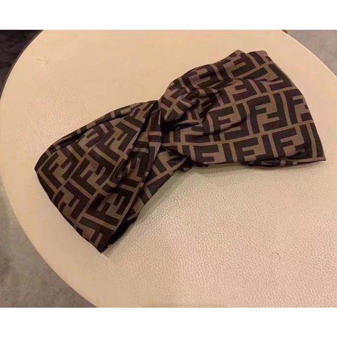 Fendi Logo Printed Headband - FashionPlug