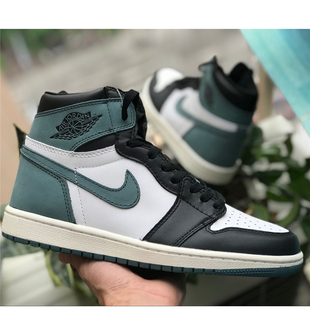 Jordan AJ 1 Retro High Caly Green Sneaker 555088-135 - FashionPlug