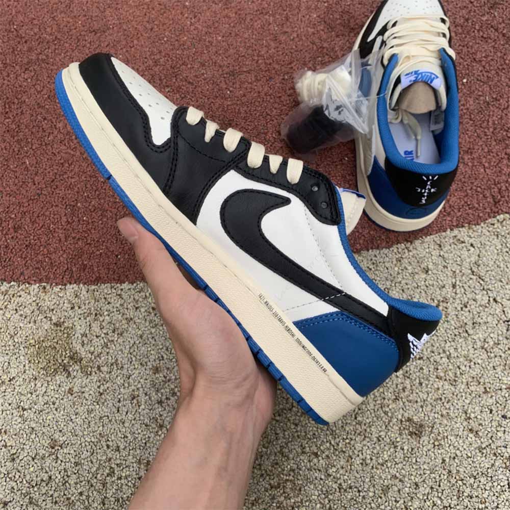 Jordan Travis Scott X Fragment X AJ1 Low OG - FashionPlug