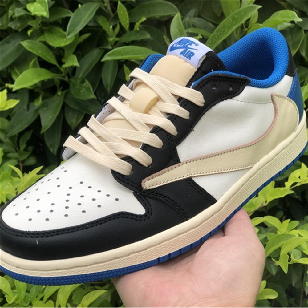 Jordan Travis Scott X Fragment X AJ1 Low OG Sneaker DM7866-140 - FashionPlug