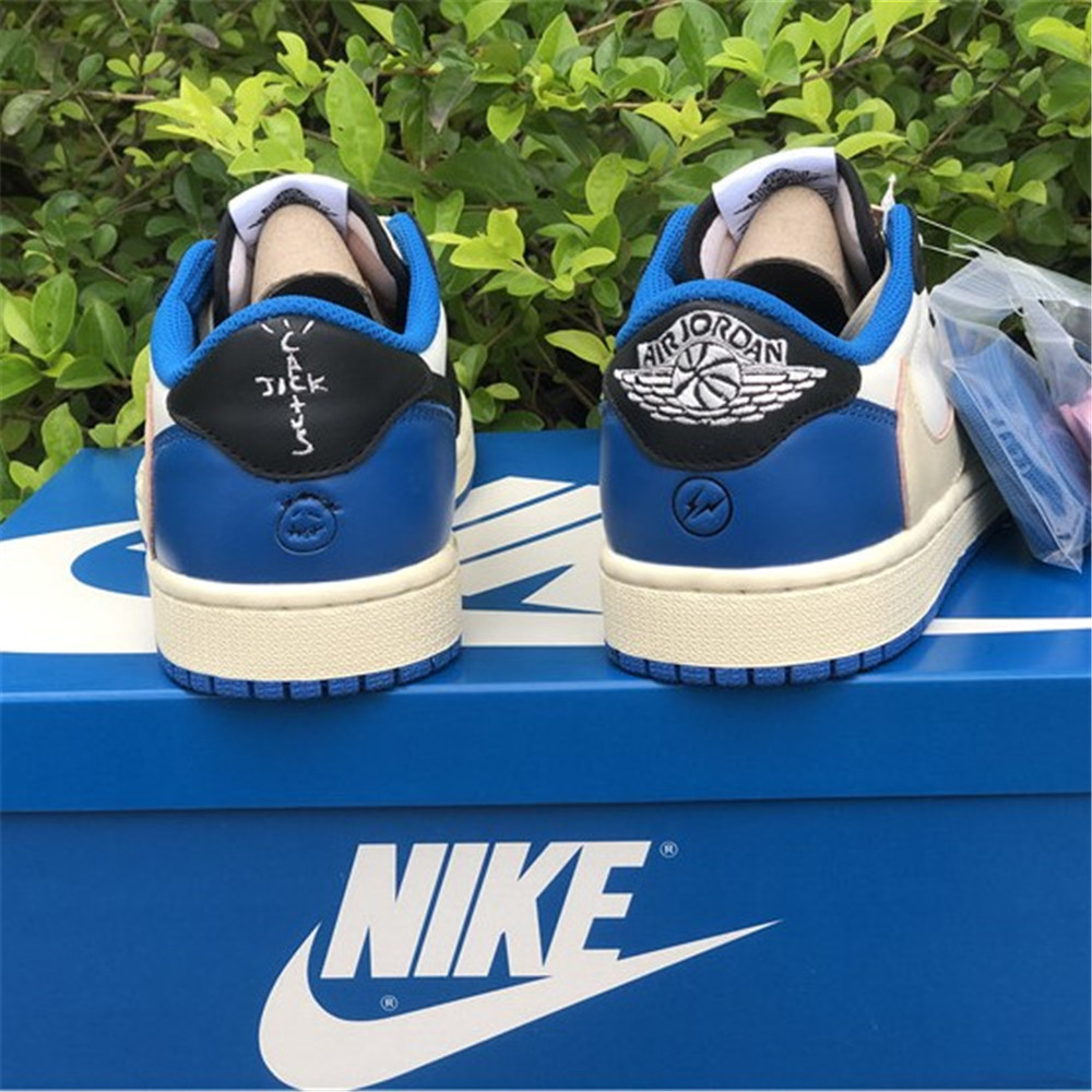 Jordan Travis Scott X Fragment X AJ1 Low OG Sneaker DM7866-140 - FashionPlug