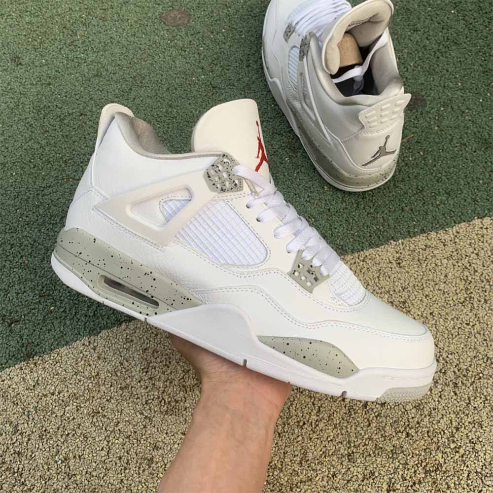 Jordan AJ 4 Retro 'White Oreo' 2021 - FashionPlug