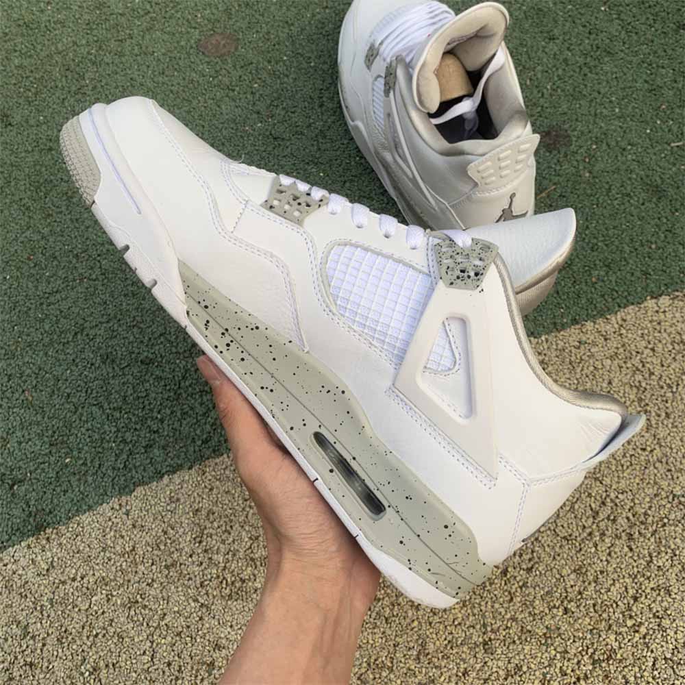 Jordan AJ 4 Retro 'White Oreo' 2021 - FashionPlug