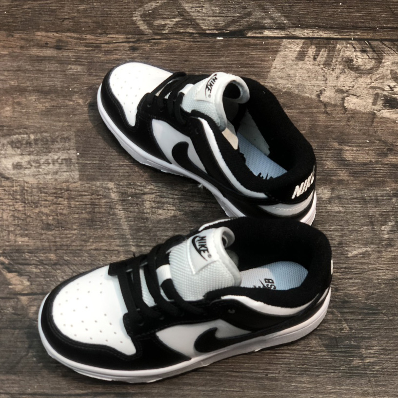 Nike Dunk Low White Black  - FashionPlug