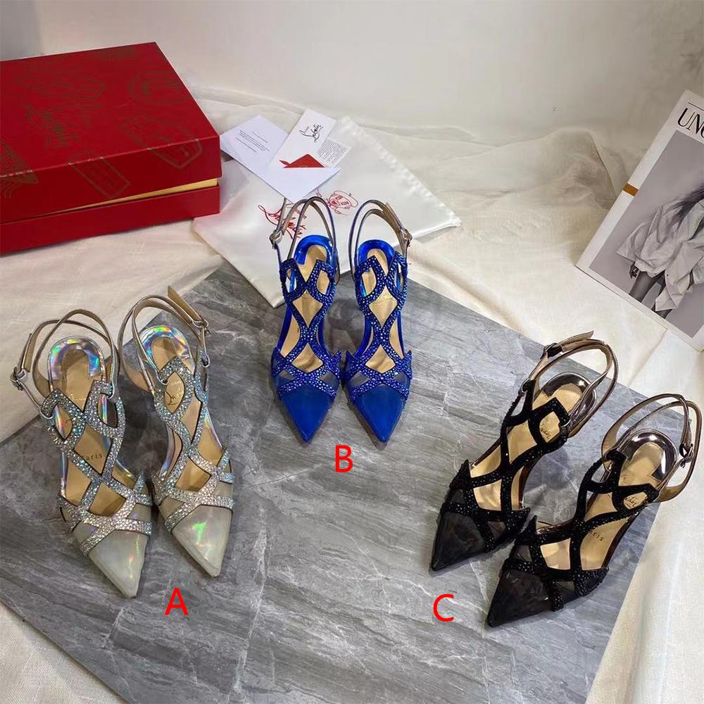 Christian Louboutin Double L Pump Strass 10CM - FashionPlug