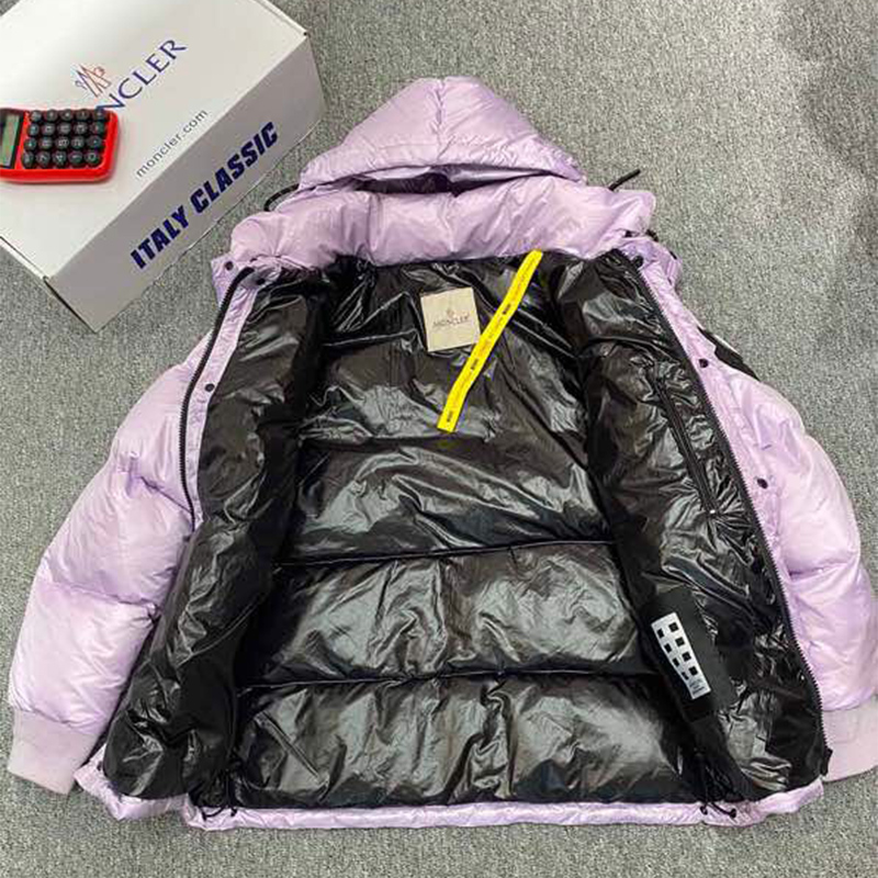 Moncler Anthemyx Short Down Jacket In Light Lilac - FashionPlug