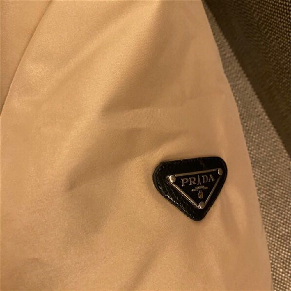 Prada Detachable Long Down Jacket(Apricot) - FashionPlug