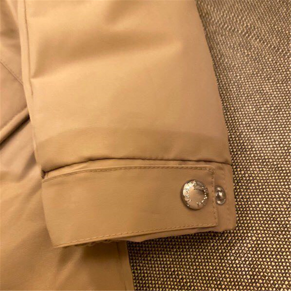 Prada Detachable Long Down Jacket(Apricot) - FashionPlug