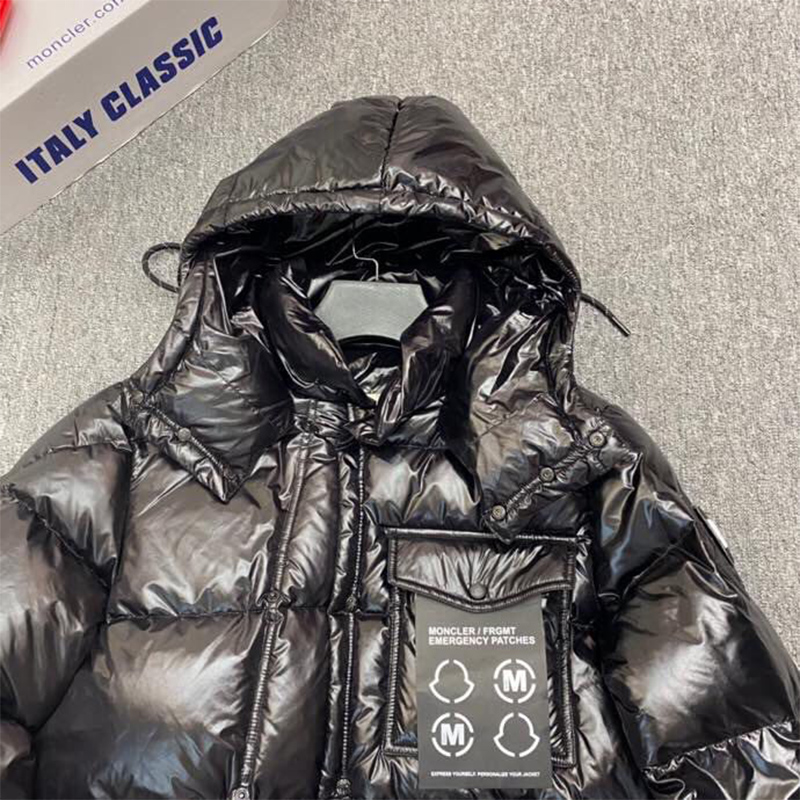 Moncler Anthemyx Short Down Jacket In Black - FashionPlug