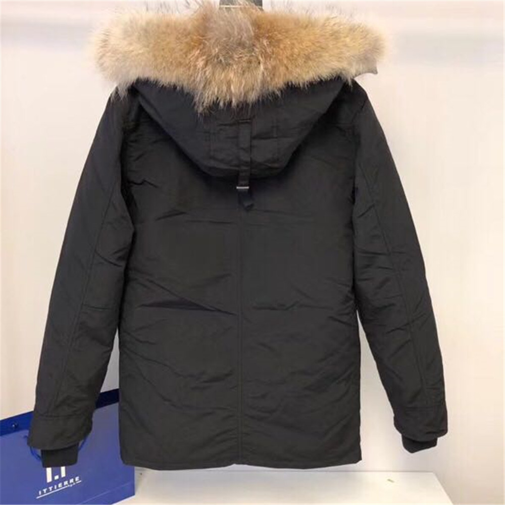 Canada Goose Men Padded Long Down Jacket In Black(06） - FashionPlug