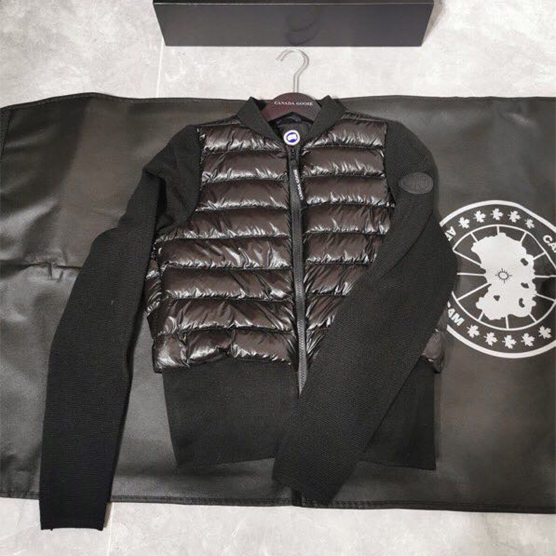 Moncler Mon Women Padded Knit Short Down Jacket Black - FashionPlug