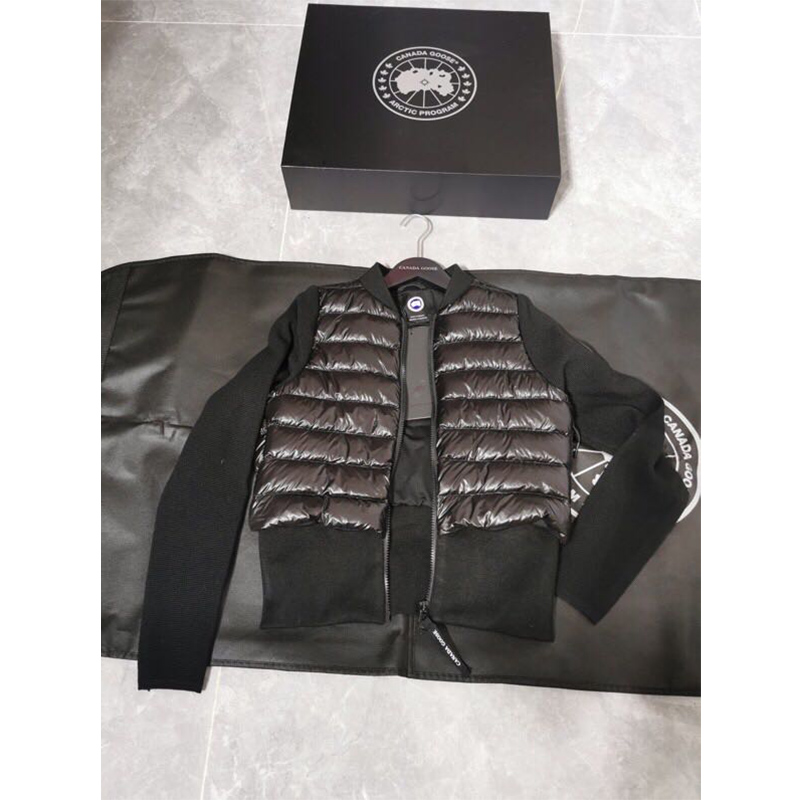 Moncler Mon Women Padded Knit Short Down Jacket Black - FashionPlug