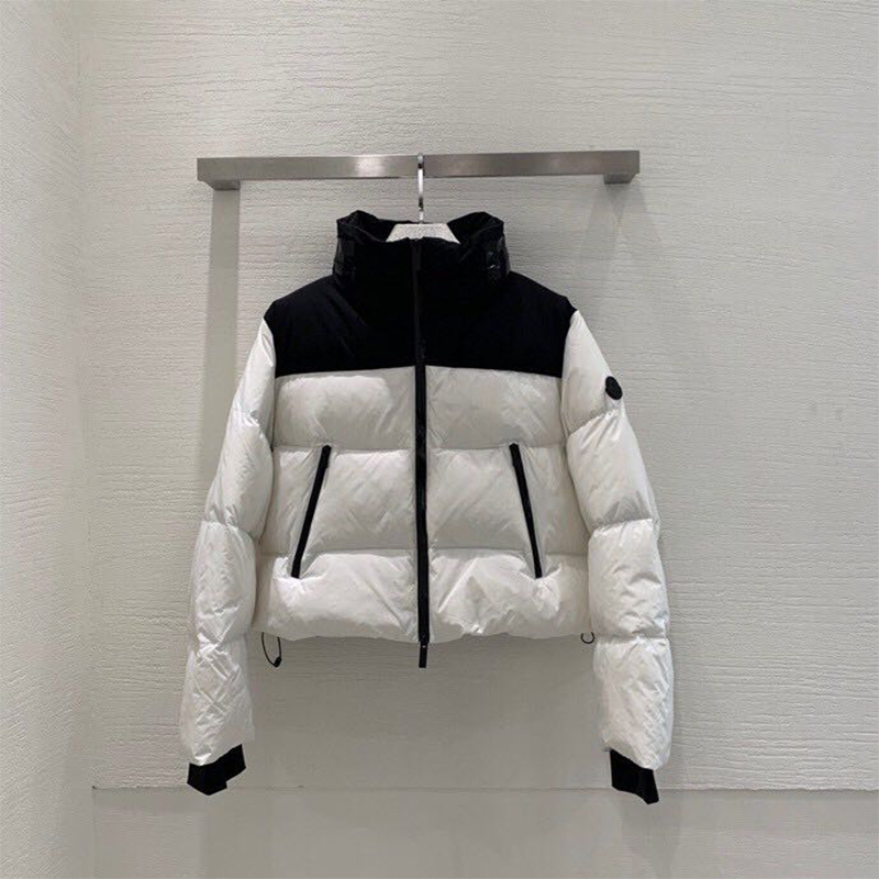 Moncler Jasione Short Down Jacket In White - FashionPlug