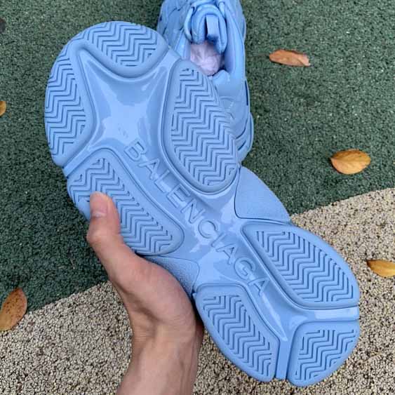 Balenciaga Men's Allover Logo Triple   Sneaker - FashionPlug