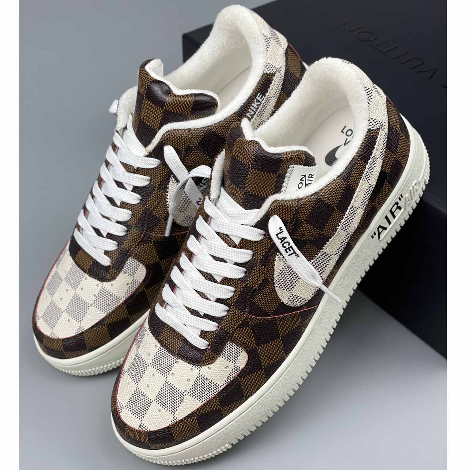Louis Vuitton X Nike Air Force 1 Sneaker - FashionPlug