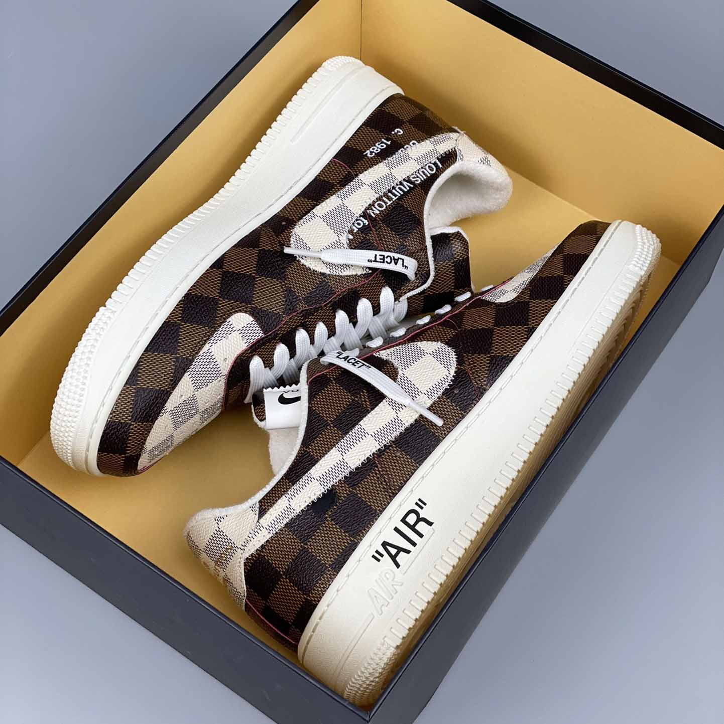 Louis Vuitton X Nike Air Force 1 Sneaker - FashionPlug