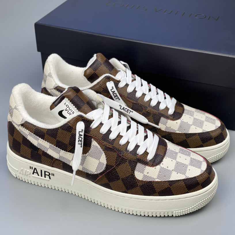 Louis Vuitton X Nike Air Force 1 Sneaker - FashionPlug